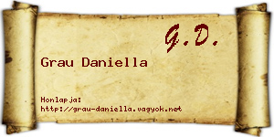 Grau Daniella névjegykártya